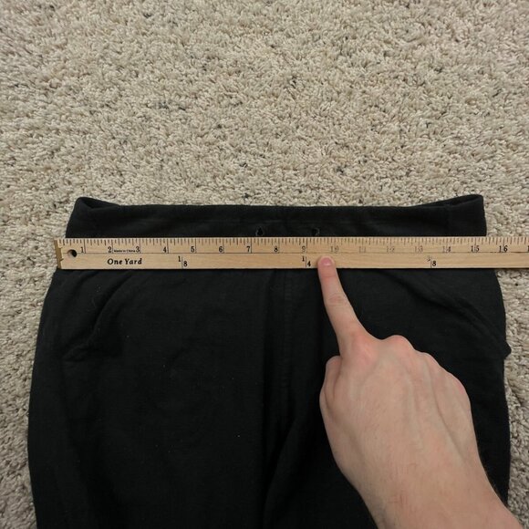 Patagonia Black Fleece Pants Size XS Sweatpants w Snap Pocket Tapered Leg - Picture 11 of 11